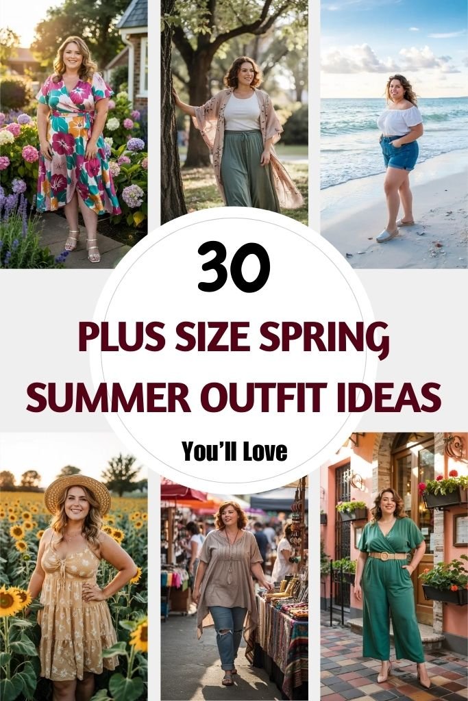 30+ Plus Size Spring Summer Outfit Ideas You’ll Love