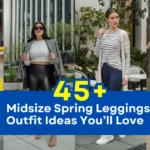 45+ Midsize Spring Leggings Outfit Ideas You’ll Love