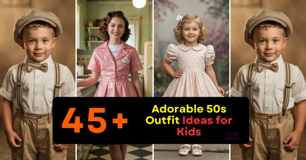 Adorable 50s Outfit Ideas for Kids (1)