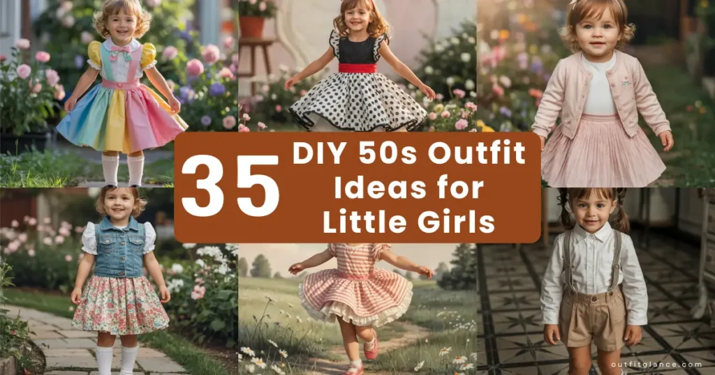 DIY 50s Outfit Ideas for Little Girls