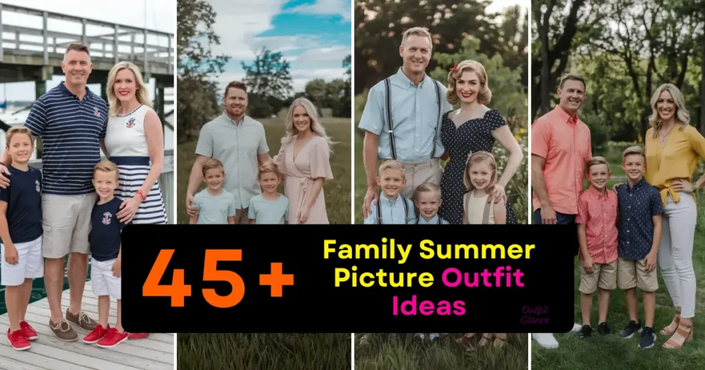 Family Summer Picture Outfit Ideas