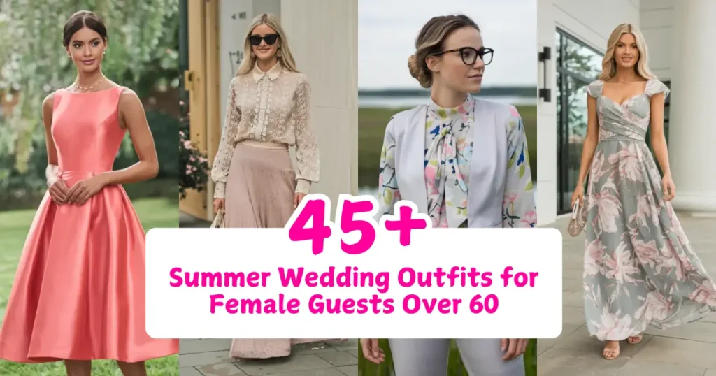 Summer Wedding Outfits for Female Guests Over 60