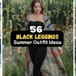 Black Leggings Summer Outfit Ideas