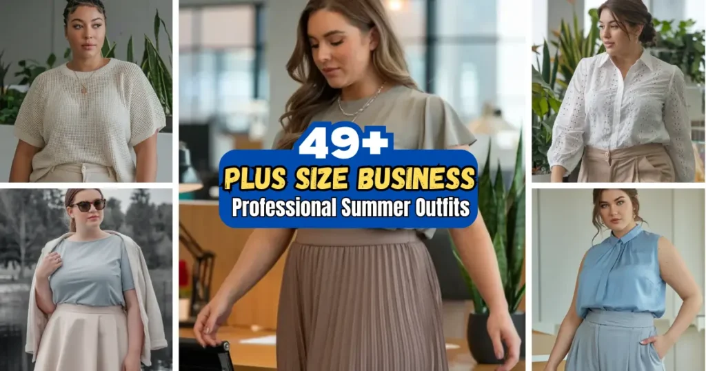 Plus Size Business Professional Summer Outfits