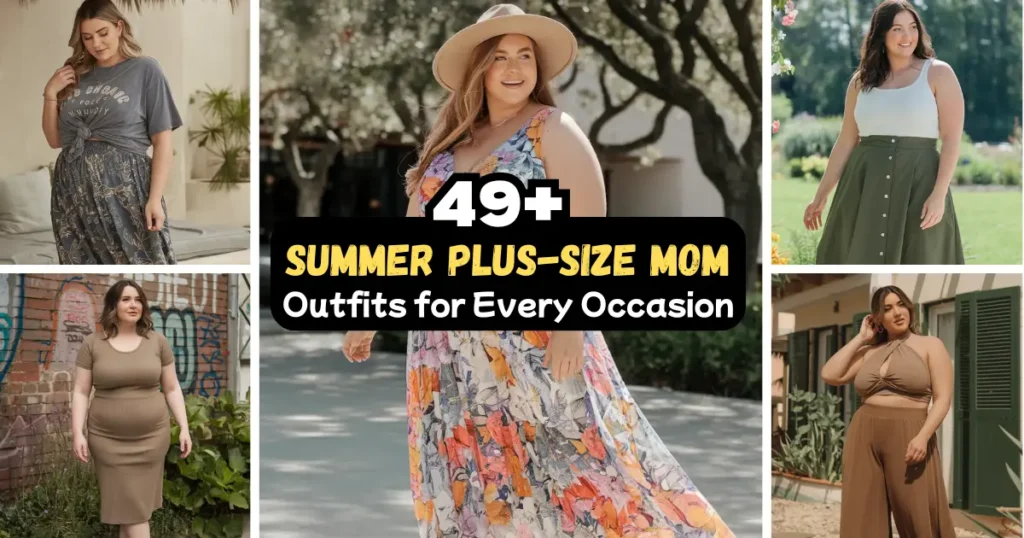 Summer Plus-Size Mom Outfits for Every Occasion